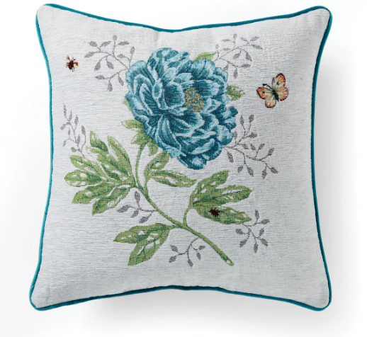 Butterfly Meadow Tapestry Pillow